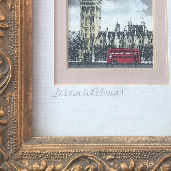 Original Art — Deborah Rehmat Miniature Watercolor - Picture 2 of 6